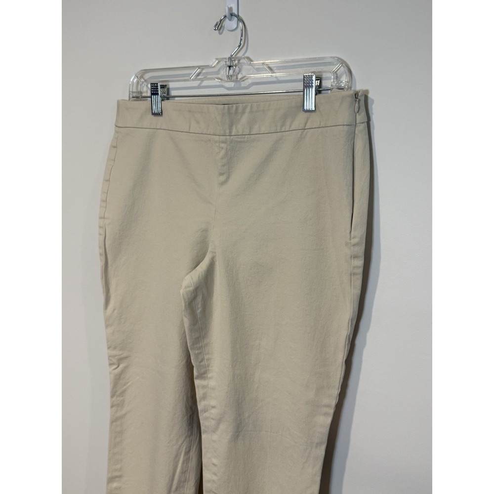 Talbots Tan‎ Beige Hampshire Ankle Pant Women's Sz 12P Stretch Business Casual - Picture 3 of 9